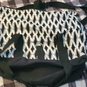 Stylish Black and White Tote Bag